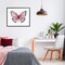 Stupell Industries Pink Toned Vintage Butterfly Framed Giclee, design by Janet Tava